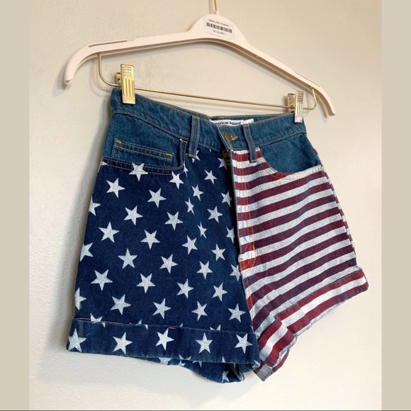 American Apparel High Waisted Denim Shorts 🇺🇸 - Picture 2 of 5